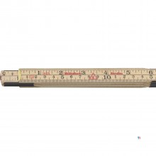 Hultafors Foldelinjal 61 1m - 6-delt Hultafors Foldelinjal 61 1m - 6-delt