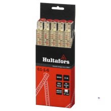 Hultafors Foldelinjal 61 1m - 6-delt Hultafors Foldelinjal 61 1m - 6-delt