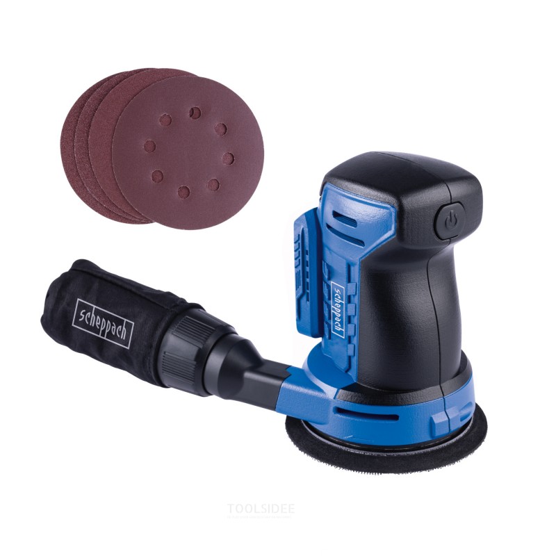 Scheppach Eksentrisk batterisliper 20V C-OBS125-X Scheppach Eksentrisk batterisliper 20V C-OBS125-X