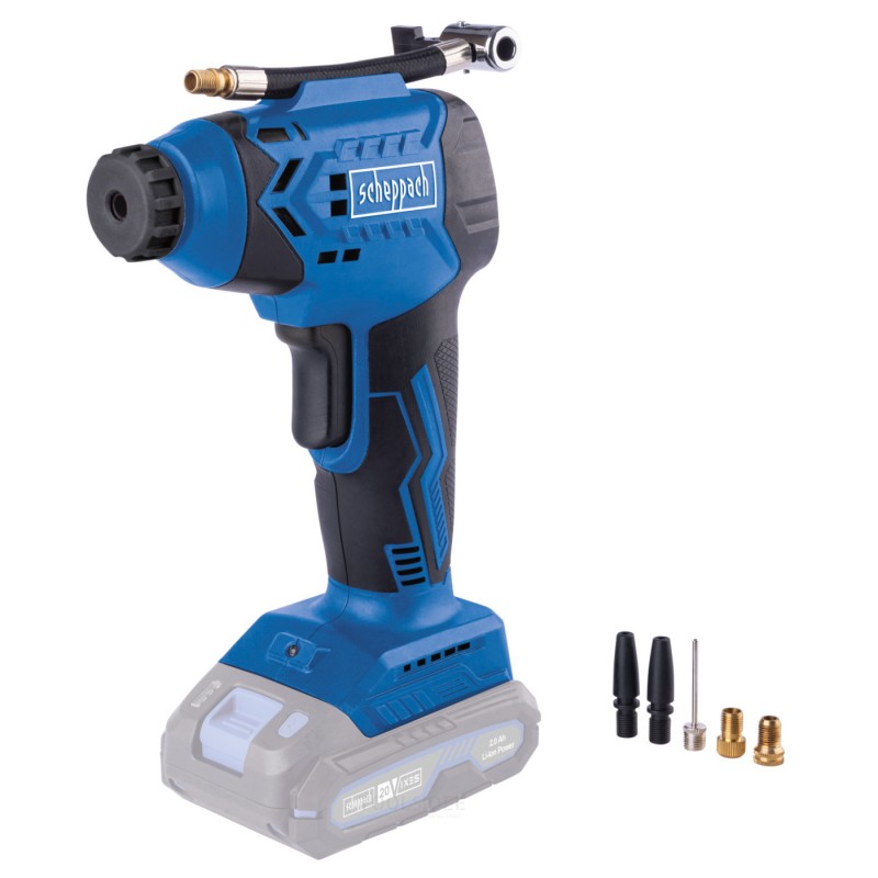 Scheppach Akku håndkompressor 20V C-AC20-X Scheppach Akku håndkompressor 20V C-AC20-X