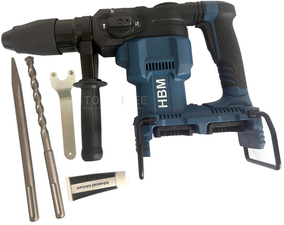 HBM SDS MAX Akku-Bohrhammer, Abbruchhammer 40 Volt Power20 