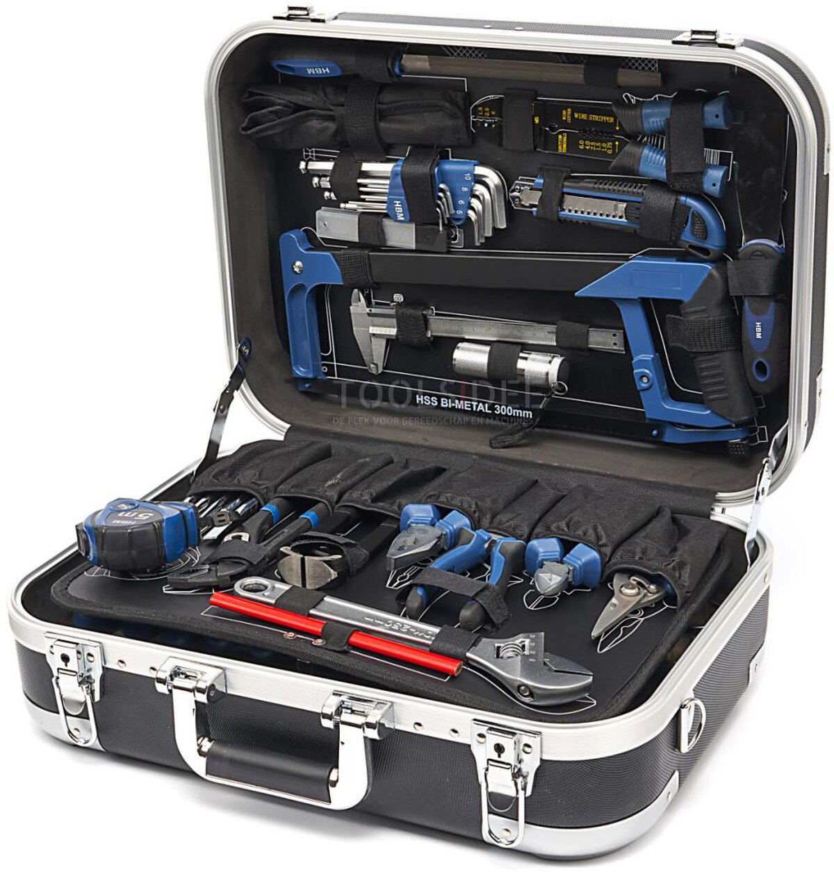 HBM fylt verktøykasse 151 stk 