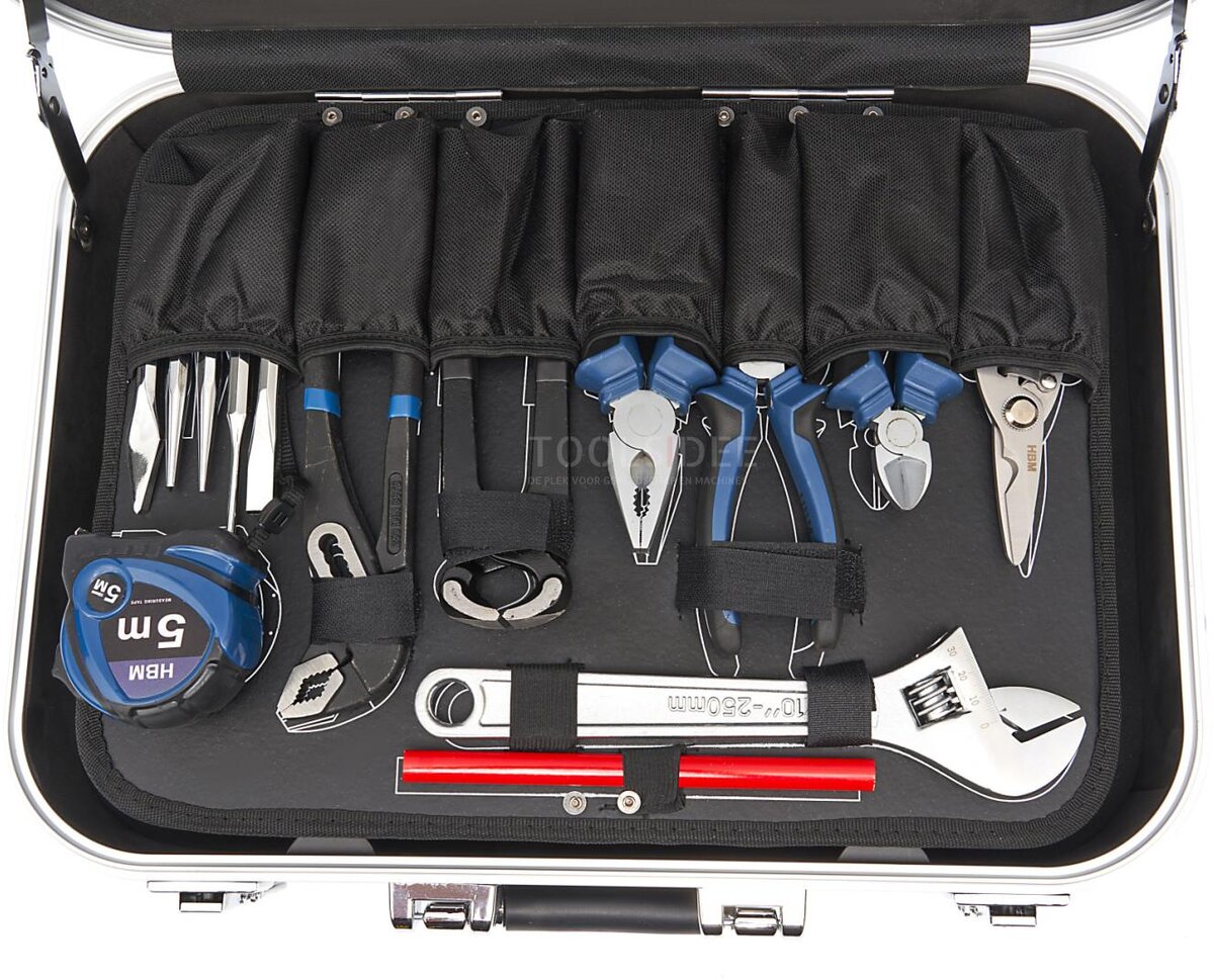 HBM fylt verktøykasse 151 stk 