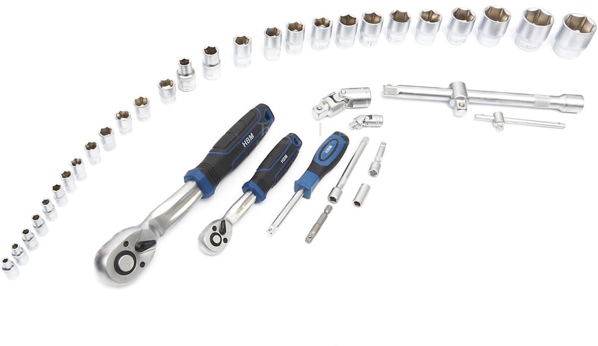 HBM fylt verktøykasse 151 stk 