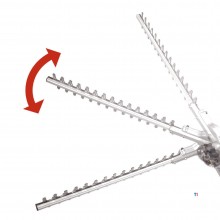 Scheppach Elektrisk hækkeklipper ETHT1000 (teleskopisk)