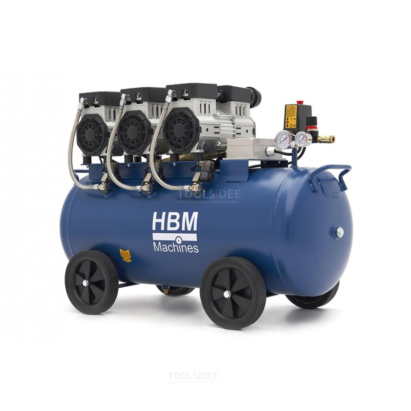 HBM low noise compressor 90 liters 