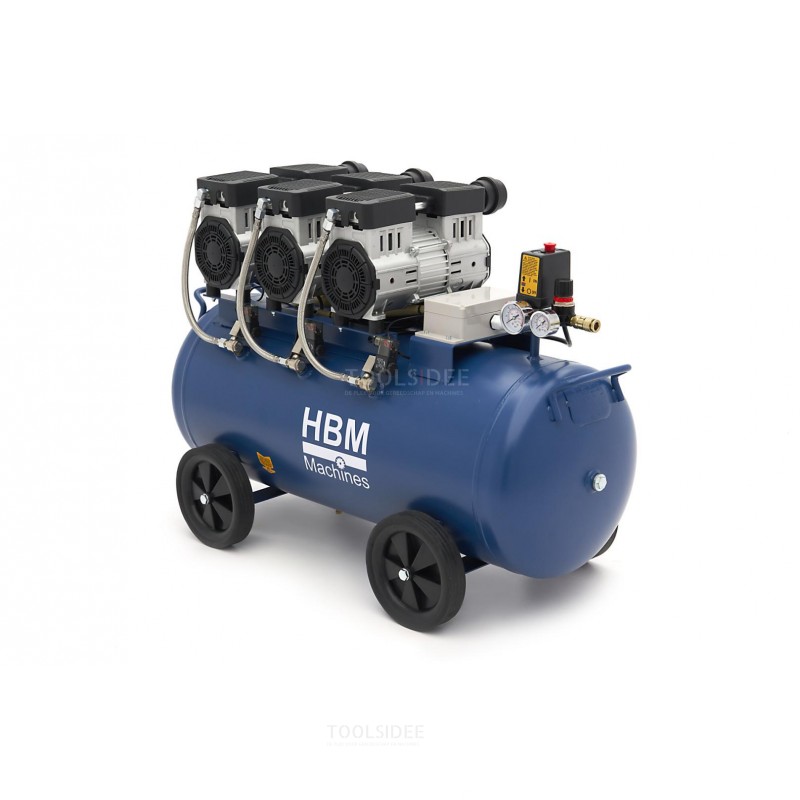 HBM low noise compressor 90 liters 