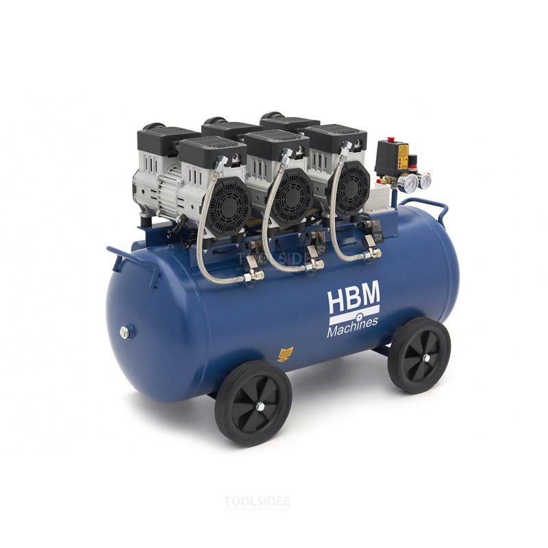 HBM low noise compressor 90 liters 