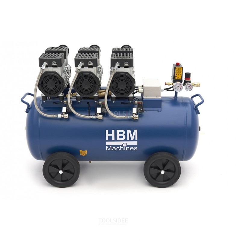 HBM low noise compressor 90 liters 