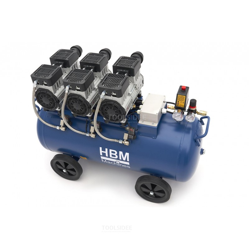 HBM low noise compressor 90 liters 