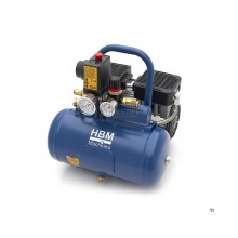 HBM lavstøykompressor 6 liter 
