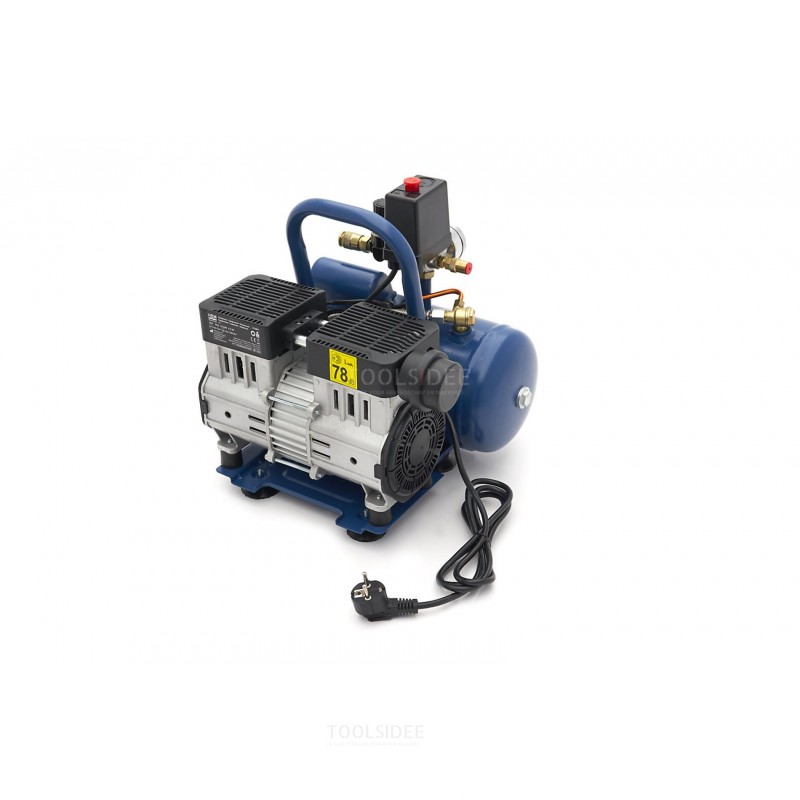 HBM støjsvag kompressor 6 liter HBM støjsvag kompressor 6 liter