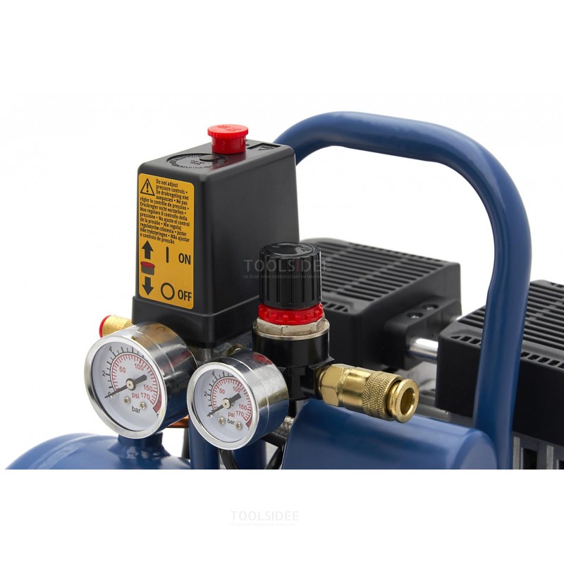 HBM støjsvag kompressor 6 liter HBM støjsvag kompressor 6 liter