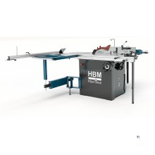 HBM panelsåg, cirkelsågsbord med rullbord deluxe 3000 Watt 400 Volt 