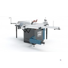 HBM panelsåg, cirkelsågsbord med rullbord deluxe 3000 Watt 400 Volt 
