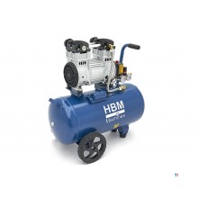 HBM 50 liter professionell lågljudskompressor 