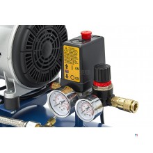 HBM 50 liter professionell lågljudskompressor 