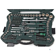 Mannesmann 215 stk stikkontaktsett 1/4 - 3/8 - 1/2 - 98430