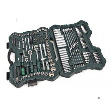 Mannesmann 215 stk stikkontaktsett 1/4 - 3/8 - 1/2 - 98430