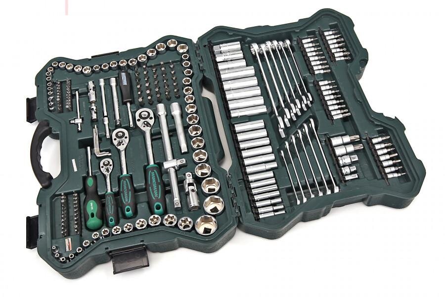 Mannesmann 215 stk stikkontaktsett 1/4 - 3/8 - 1/2 - 98430