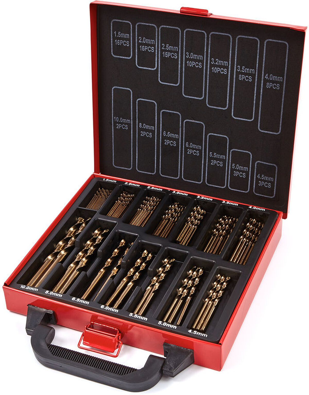 HBM 99 stykke HSS - 5% koboltboringsbitsett