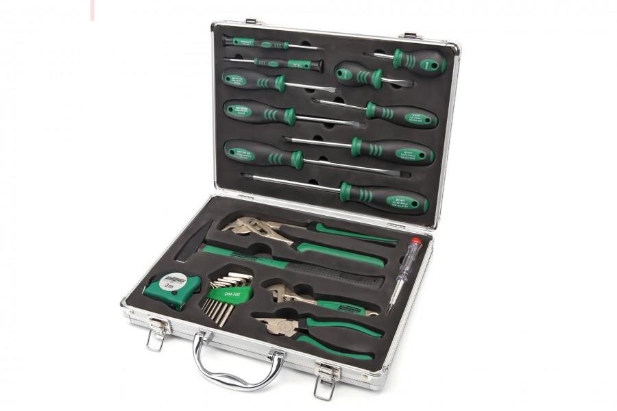 Mannesmann 24-teiliger Werkzeugsatz im Aluminiumkoffer - 29024 Mannesmann 24-teiliger Werkzeugsatz im Aluminiumkoffer - 29024