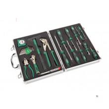 Mannesmann 24-teiliger Werkzeugsatz im Aluminiumkoffer - 29024 Mannesmann 24-teiliger Werkzeugsatz im Aluminiumkoffer - 29024