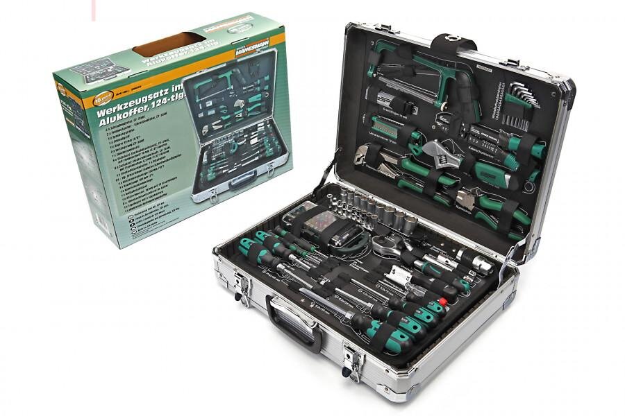 Mannesmann 124-teiliger Werkzeugkoffer – 29072 Mannesmann 124-teiliger Werkzeugkoffer – 29072