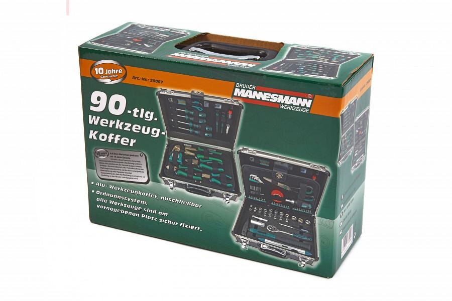Mannesmann 90-teiliger Werkzeugkoffer – 29067 Mannesmann 90-teiliger Werkzeugkoffer – 29067