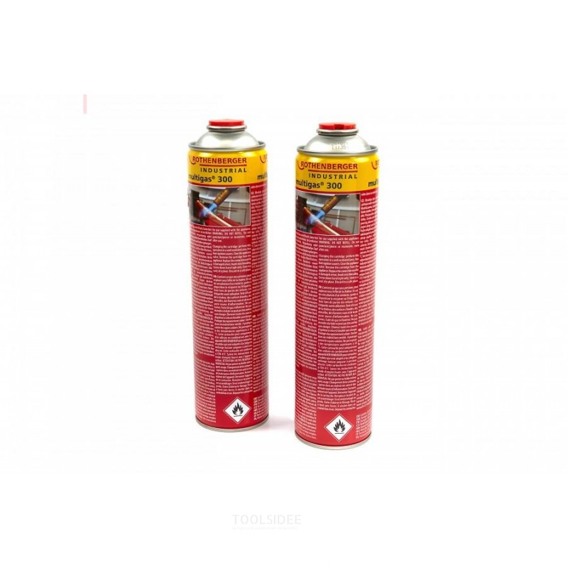 Rothenberger Multigassflaske 300, Duopack 600 ml