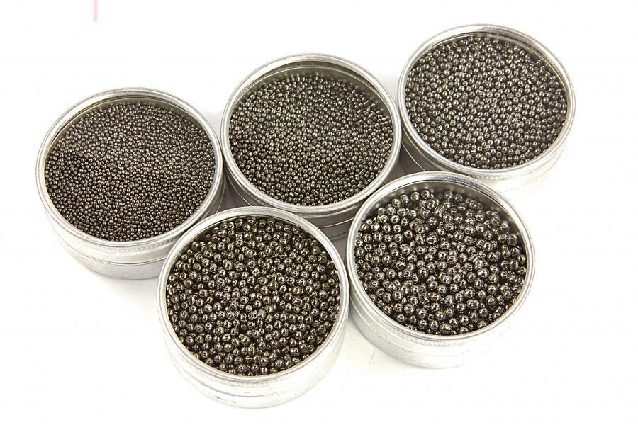 HBM Edelstahl-Polierkugeln rund 1 kg - 1,5 mm