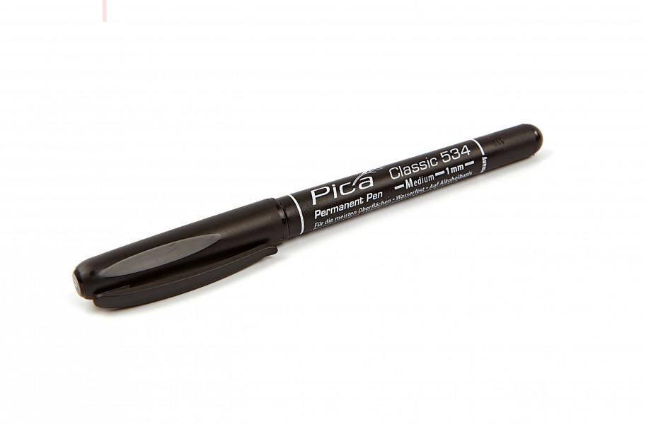 Pica 534/46 Permanent Pen 1,0mm rund svart
