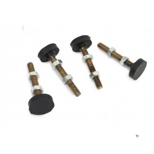 HBM 4-teiliges Set Nivellierfüße, Schwingungsdämpfer M10-Gewinde – 100 kg. Pro Stück