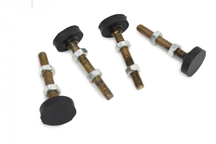 HBM 4-teiliges Set Nivellierfüße, Schwingungsdämpfer M10-Gewinde – 100 kg. Pro Stück