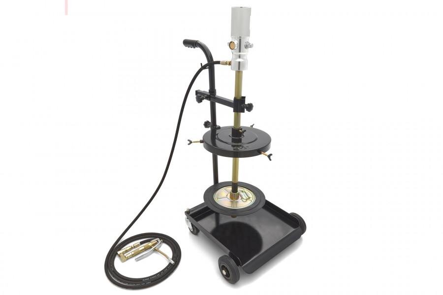 HBM Mobile pneumatische Fettpumpe, Fettfasspumpe 20 – 60 kg