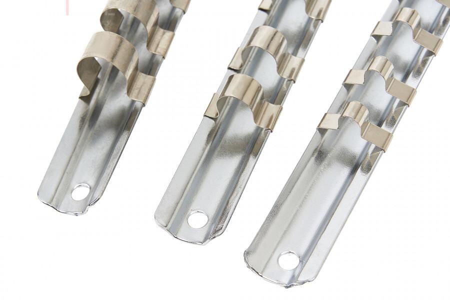HBM 3-teiliger Metall-Steckschlüsselsatz für ¼ - 3/8 und 1/2 Steckschlüssel