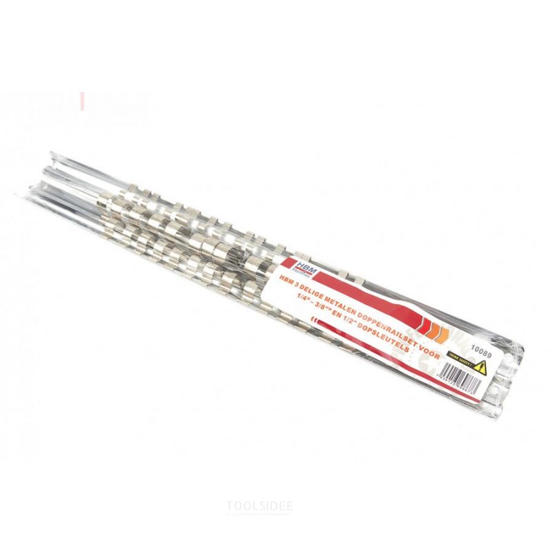 HBM 3-delt metallipohjainen skinsetti ¼ – 3/8 ja 1/2 plug-in-liittimelle