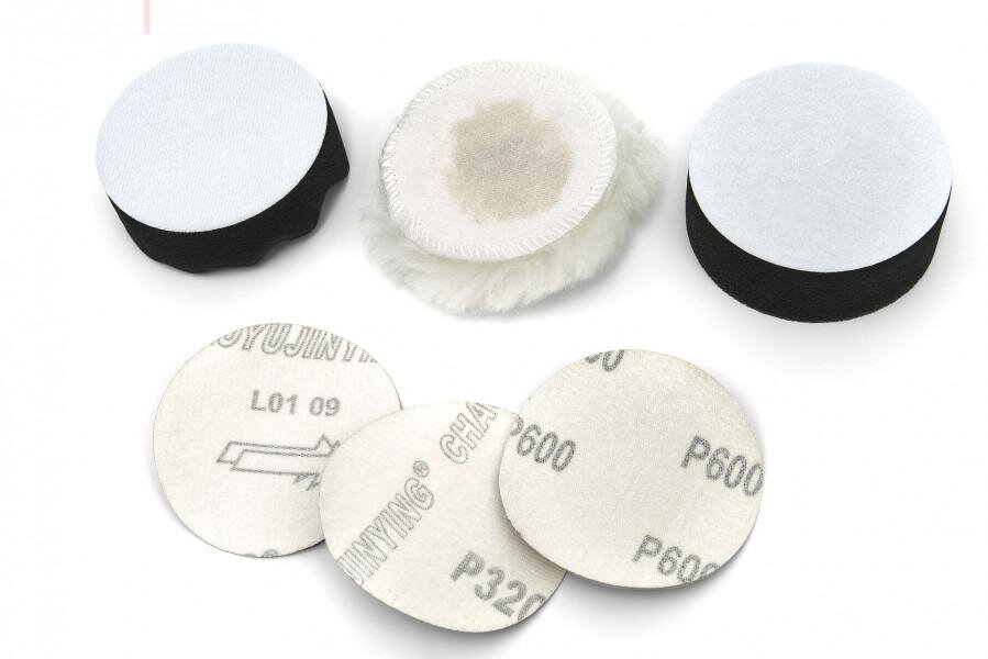 HBM 75 mm. 6 Piece Polishing and Sanding Set HBM 75 mm. 6 Piece Polishing and Sanding Set