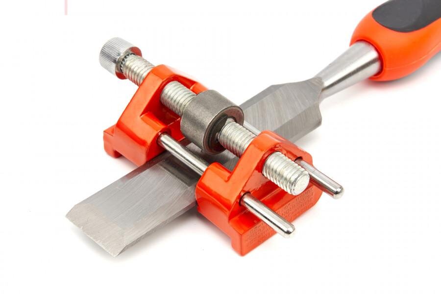 HBM 8-delt professionelt mejselsæt med skæresten og slibetilbehør