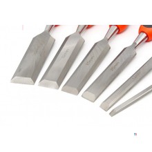 HBM 8-delt professionelt mejselsæt med skæresten og slibetilbehør