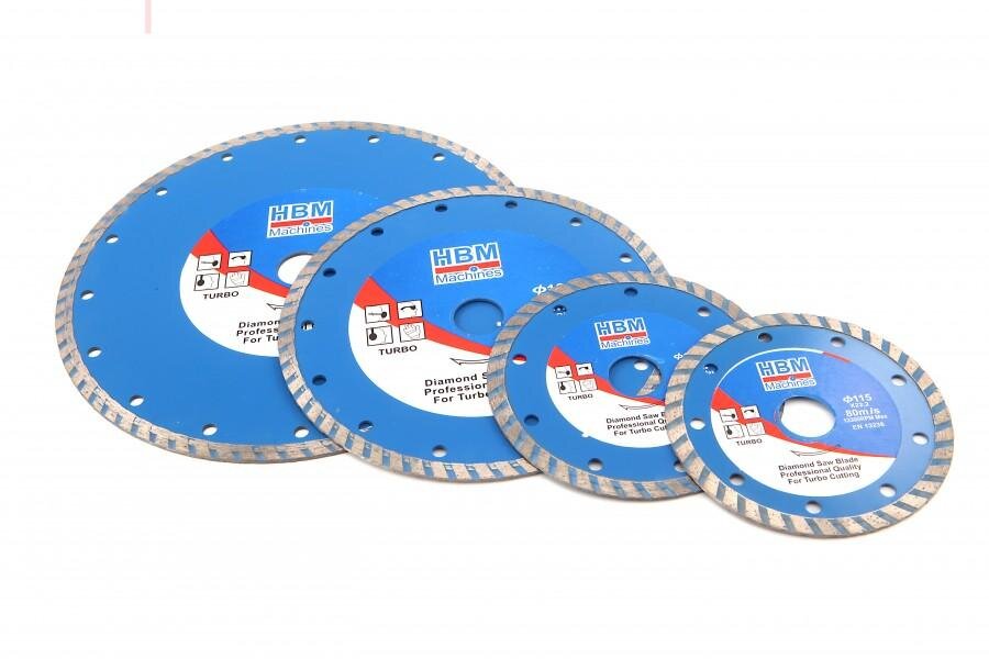 HBM 115 mm diamantskæreskive turbo