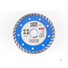 HBM 115 mm diamantskæreskive turbo