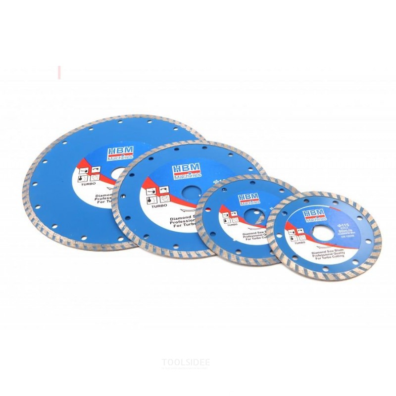 HBM 230 mm diamantskæreskive turbo HBM 230 mm diamantskæreskive turbo