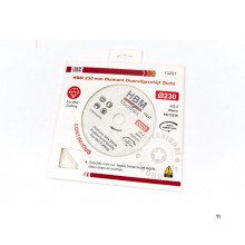 HBM 180 mm diamantskæreskive lukket