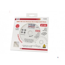 HBM 180 mm diamantskæreskive lukket