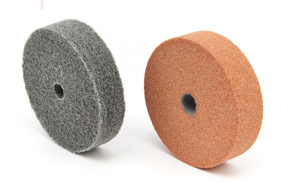 HBM slibe- og polerskive til HBM 75 mm. Fleksibel akselsliber og polermaskine