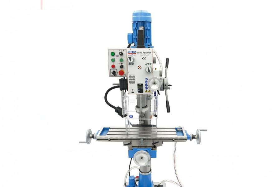 HBM 40 H Bohrmaschine, Gewindeschneidmaschine, Fräsmaschine Deluxe Komplett