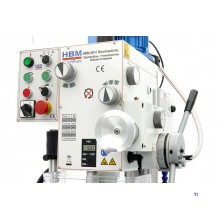 HBM 40 H Bohrmaschine, Gewindeschneidmaschine, Fräsmaschine Deluxe Komplett