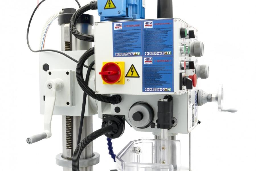 HBM 40 H Bohrmaschine, Gewindeschneidmaschine, Fräsmaschine Deluxe Komplett