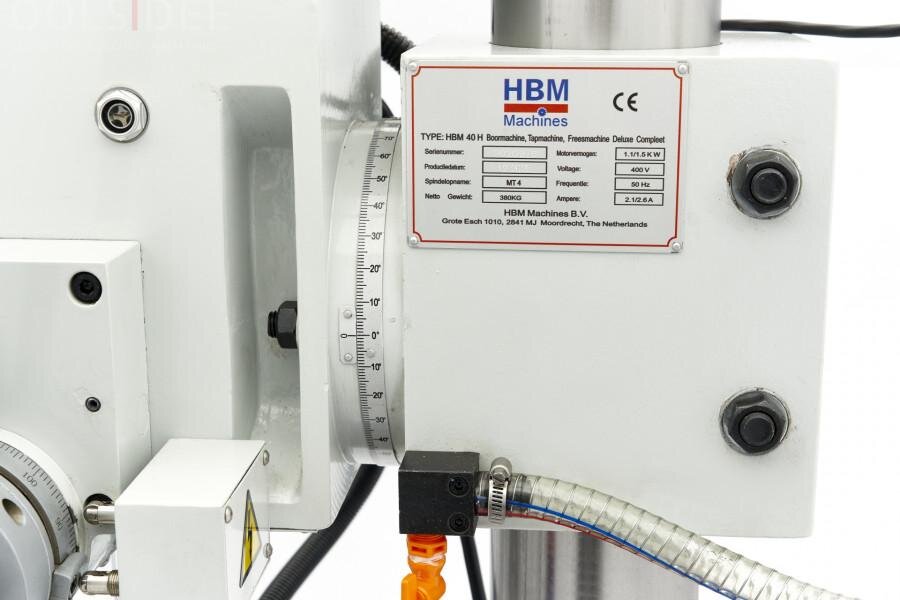 HBM 40 H Bohrmaschine, Gewindeschneidmaschine, Fräsmaschine Deluxe Komplett